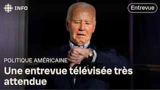 Joe Biden accorde une première entrevue télévisée depuis son débat [upl. by Hickey]