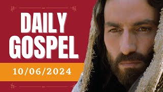 Daily Gospel  Sunday October 6 2024  Mark 10216  Catholic Bible [upl. by Ahsenat]