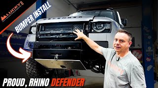 StepbyStep Installation of the Proud Rhino Defender L663 Winch Bumper [upl. by Airehs639]