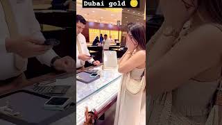 Dhanteras shopping😱 on Dubai gold🫡fashion shopping jewellery gold shorts fitnessviralvideo [upl. by Oira775]