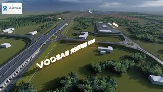 A1 Pitești  Curtea de Argeș motorway  Autostrada A1 Pitești  Sibiu Secțiunea 5 modelul 3D [upl. by Dorrej]