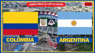 COLÔMBIA X ARGENTINA Eliminatórias da Copa do Mundo [upl. by Limoli]