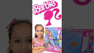 BARBIE MERMAID DOLL shorts Disney Doll Unboxing [upl. by Barnabas295]