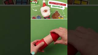 Weihnachtsmann basteln🎅🏻✂️ lastminutediy diy weihnachten christmas [upl. by Heigho]