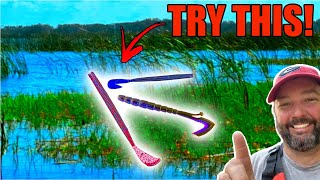 The BEST Lure and Technique to Fish Grass Lakes how to fish a speed worm [upl. by Alakcim]