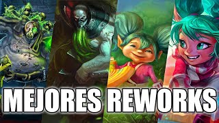 Los 5 Mejores Reworks A Campeones En League Of Legends [upl. by Kwang]