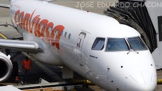 CONVIASA EMBRAER 190 YV2851 DESPEGUE VUELO Y ATERRIZAJE CARACAS PORLAMAR 17 MARZO 2015 HD 1080 [upl. by Yssenhguahs990]