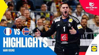 BEST GOALS OF THE TOURNAMENT 😍  France vs Iceland  Highlights  Mens EHF EURO 2024 [upl. by Julietta]