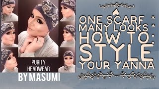 how to tie your headscarf  alopecia  chemo headwear  YANNA from Purity Headwear [upl. by Merwin491]