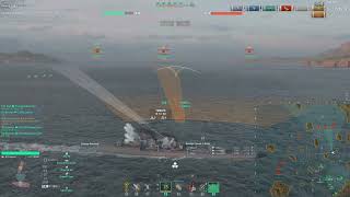 Yugumo with torp reload in ops  450k damage  World of Warships [upl. by Einahpit]