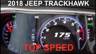 0175 MPH JEEP TRACKHAWK TEST RUN [upl. by Saqaw612]