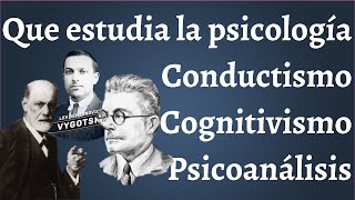 Toda la Historia de la Psicología Conductismo Psicoanalisis Cognitivismo Constructivismo [upl. by Yetah]