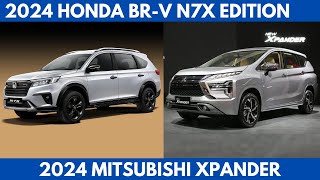 New 2024 Honda BRV N7X Edition Vs 2024 Mitsubishi Xpander Compare are both aim to attract buyers [upl. by Akeim]