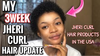 My 3WEEKS Jheri Curl Hair UPDATE  Jheri Curl Hair Products in the USA  What it’s like  MS JOVOU [upl. by Ecnarual]