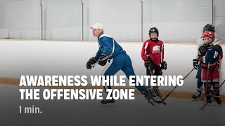 Awareness While Entering The Offensive Zone [upl. by Kola458]