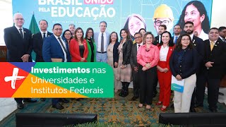 Novo PAC destina novos recursos para universidades e institutos federais [upl. by Aihselef347]