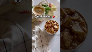 Apple baked oat 🍎bakedoats highproteinbreakfast bakedoatmeal oatsrecipe healthybreakfast [upl. by Harrak]