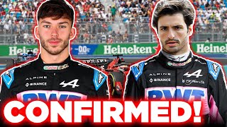 Alpines Bold Move Gasly Stays New Star Arrives [upl. by Einalem229]