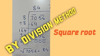 square root amp cube root  division method  prime factorization method [upl. by Septima]