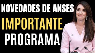 NOVEDADES DE ANSES REGRESA UN IMPORTANTE PROGRAMA [upl. by Fredek]