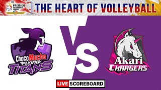 Choco Mucho vs Akari  PVL AllFilipino Conference LIVE Scoreboard 2023 [upl. by Noxaj720]