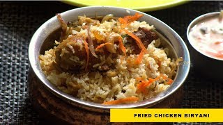 മലബാർ ചിക്കൻ ബിരിയാണി Malabar Fried chicken biryaniFried chicken biriyaniKerala Chicken Biryani [upl. by Fadas]