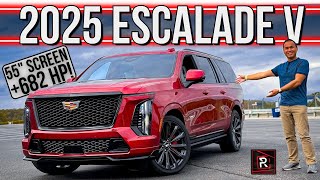 The 2025 Cadillac Escalade V ESV Is An Extra Large amp Luxurious SUV With Insane Tech [upl. by Ahsinac892]