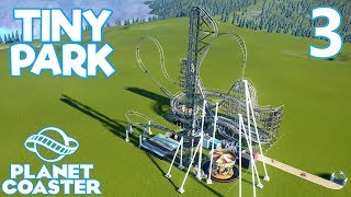 Planet Coaster TINY PARK  Part 3  NEW COASTER [upl. by Akcirre]