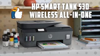 Hp Smart tank 530 all in one  Review and Print Settings  Hp Colour Problem solutions [upl. by Narol]