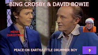 PEACE ON EARTH LITTLE DRUMMER BOY by DAVID BOWIE amp BING CROSBY  Retrospective [upl. by Atteynot]