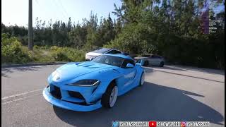 IShowSpeed Racing With Supra🔥 [upl. by Pulchi340]