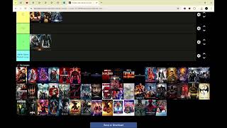 Every Marvel Movie Ranked  XMen SpiderMan and Fantastic Four [upl. by Gilbertine967]