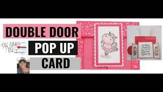 🔴 Glitter Pit  Double Door Pop Up Card [upl. by Elyagiba]