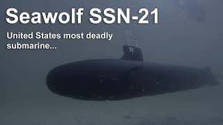 SSN21 Seawolf Submarine  Underwater Footage [upl. by Yatnuhs]