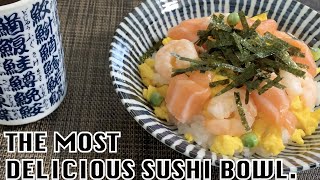 【Best sushi bowl】How to make chirashi sushi [upl. by Bucky]