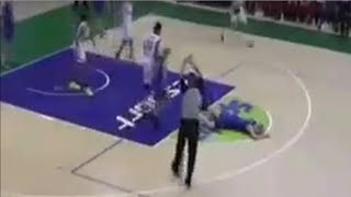 Basketball Fight  Womens Basketball KNOCKOUT [upl. by Krid37]