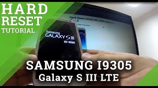 Hard Reset SAMSUNG I9305 Galaxy S III LTE  How to wipe your phone [upl. by Eenehs915]