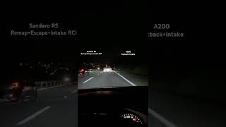 Sandero RS remap vs A200 sanderors a200 [upl. by Croix150]