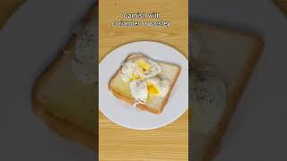 POACHED EGGS  How to Poach an Egg Microwave Poached EggEasy Breakfast RecipesEgg Recipes shorts [upl. by Yelkcub]