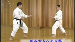 Masao Kagawa sensei Ashiwaza taisabaki Jiyuipponkumite with Nagaki Shinji [upl. by Esened678]