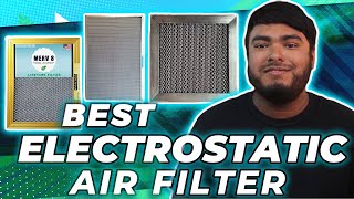 Best Electrostatic Air Filter in 2023  Top 5 Review  Material Aluminum Polypropylene Metal [upl. by Enimzzaj]