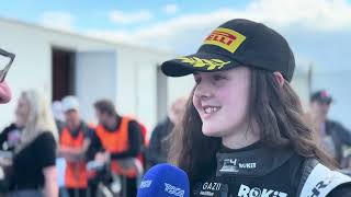 Abbi Pulling  P2 Race 1  Thruxton  British F4 2024 [upl. by Campos]