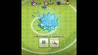 Upgrade Scattershot 1 level to max level coc gaming [upl. by Armillas299]