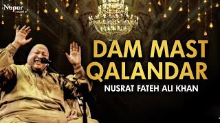 Ustad Nusrat Fateh Ali Khan Qawwal  Dam Mast Qalandar Mast Mast [upl. by Ecnarrot]