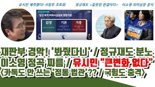 유시민 소름 이미 예측 재판부 경악 봐줬다ㄷㄷ 정규재도 분노 카톡도 안 쓰는 정통 법관 [upl. by Ifok]