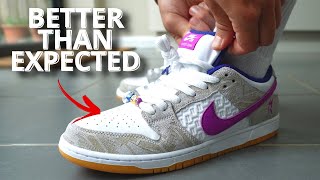 Nike SB Dunk Low quotRayssa Lealquot  PURE PLATINUM REVIEW [upl. by Idolla61]