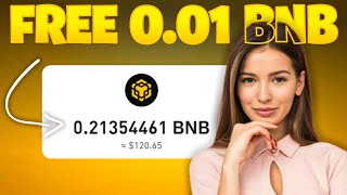 FREE 001 BNB mining site no minimum withdrawal [upl. by Alehc]