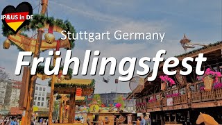 【Stuttgarter Frühlingsfest 2023】🇩🇪Lets go to the Spring Festival in Stuttgart Germany [upl. by Erickson]