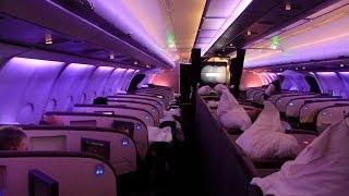 Upper Class Review Virgin Atlantic  A340600  SYDHKG [upl. by Sumahs]