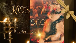 KOS ♈️  2024 ÉVES ELŐREJELZÉS 🎆🪐 [upl. by Lowery]